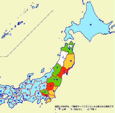 傾向マップのサンプル画面